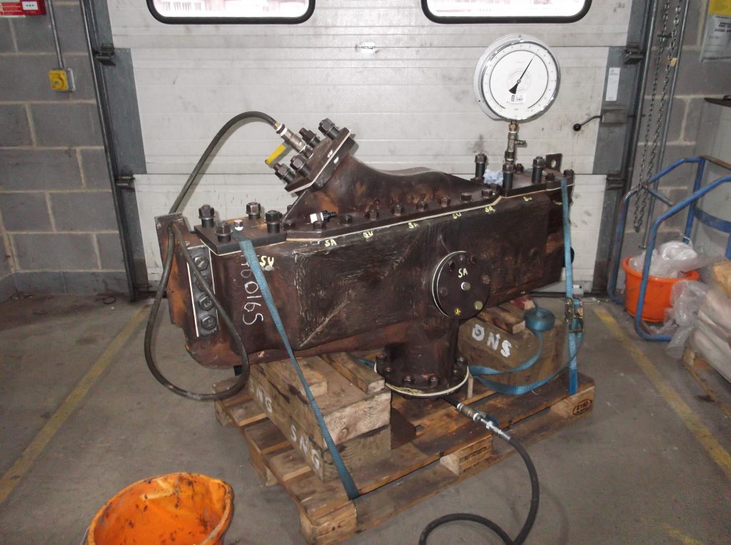 The superheater header