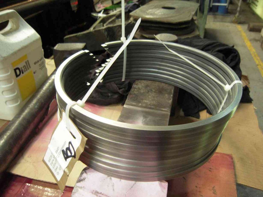 The completed valce rings