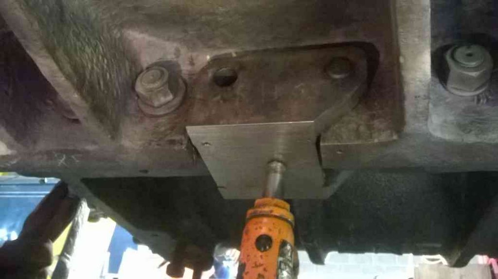 The sidebearers are trial fitted to check level and fit