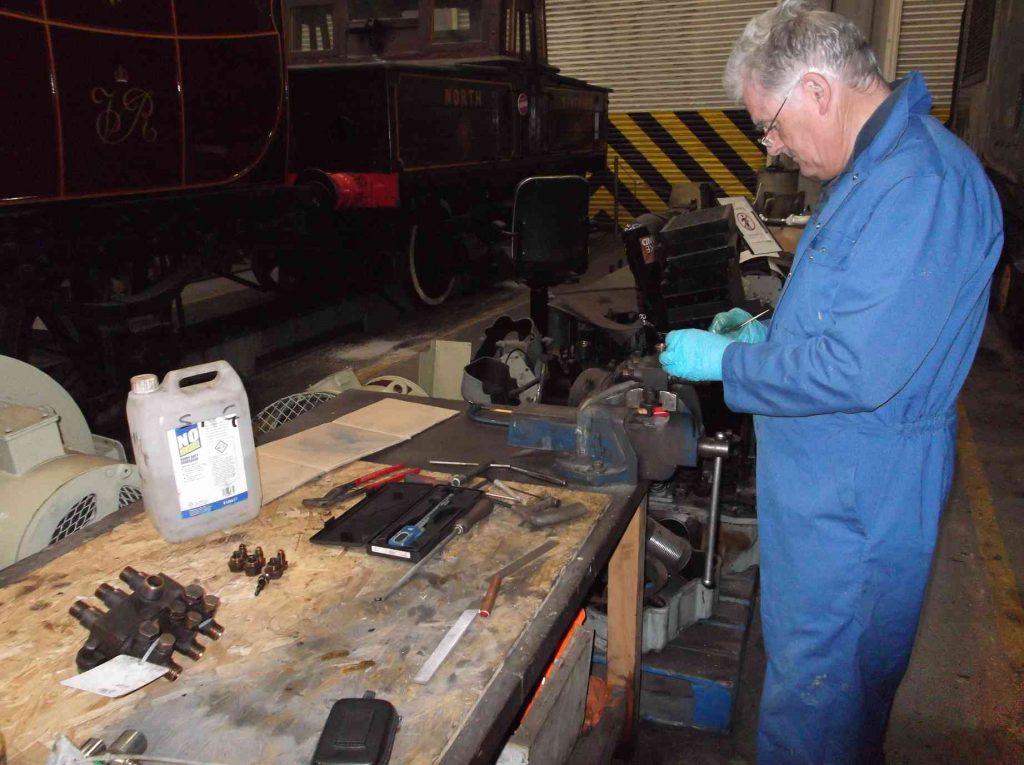 The atomisers are stripped and inspected