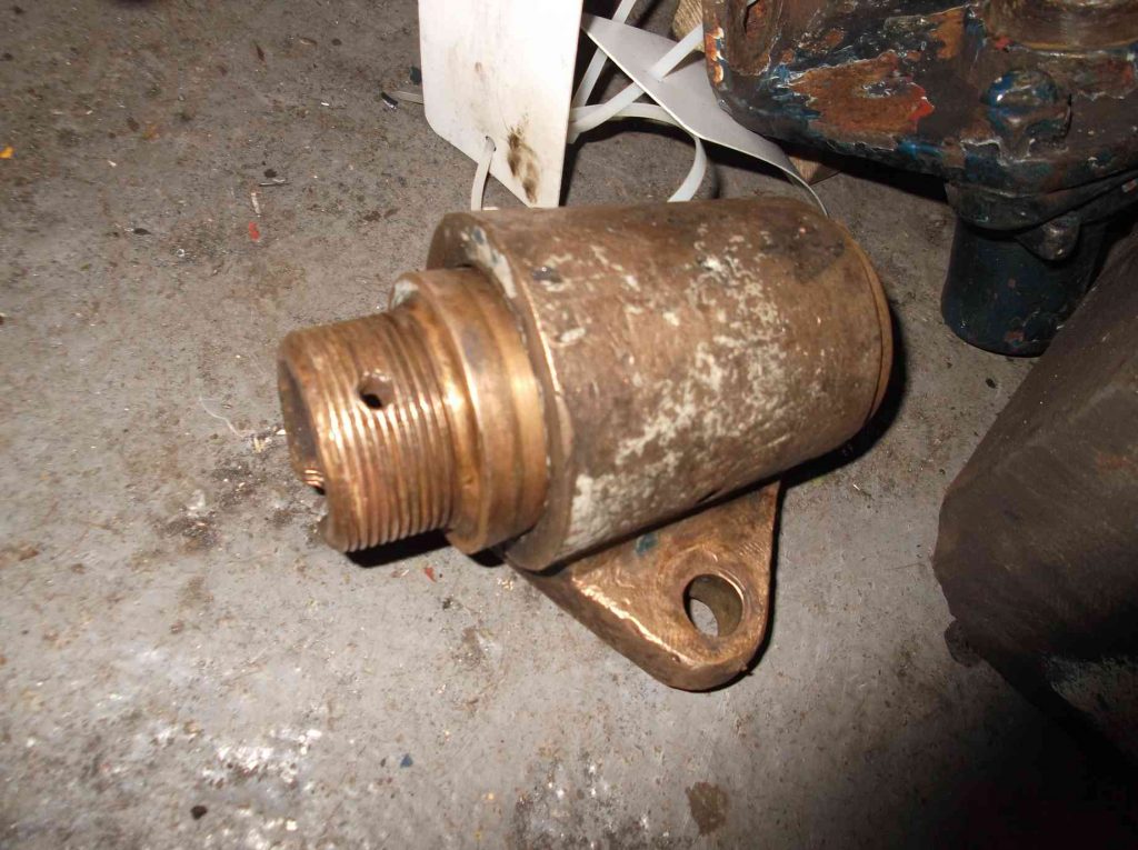 The valve at the bottom of the water level indicator