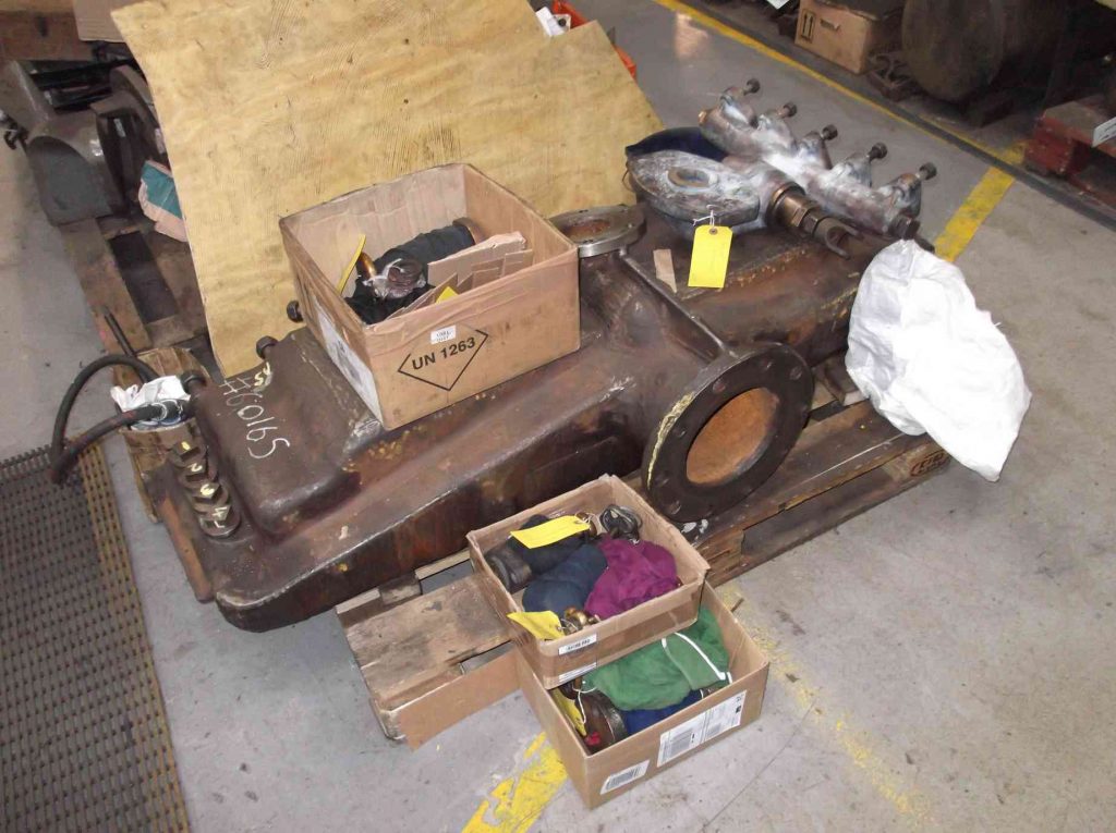 The superheater header and other boiler components