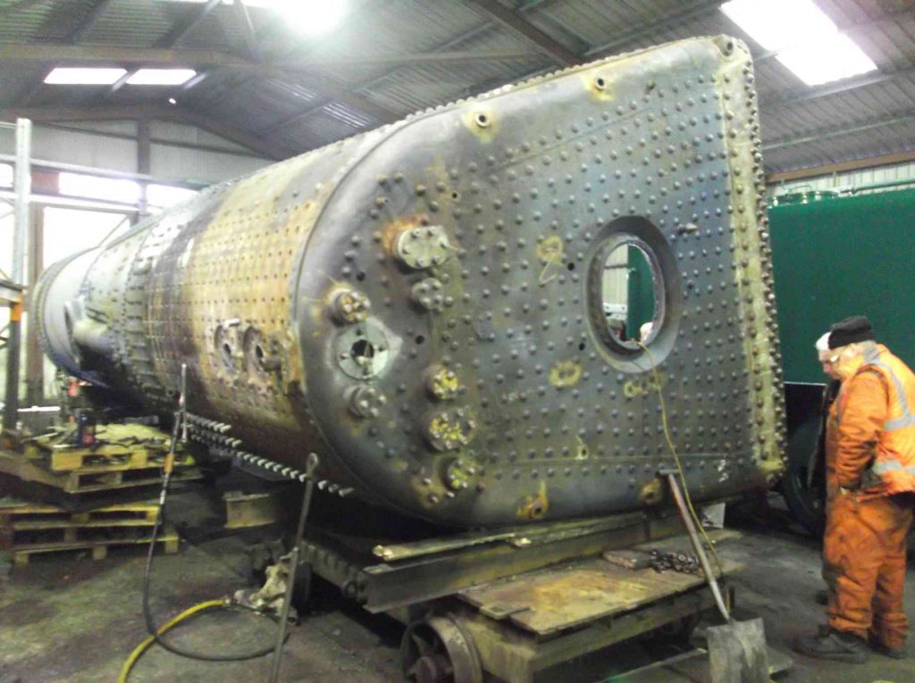 The boiler at Llangollen