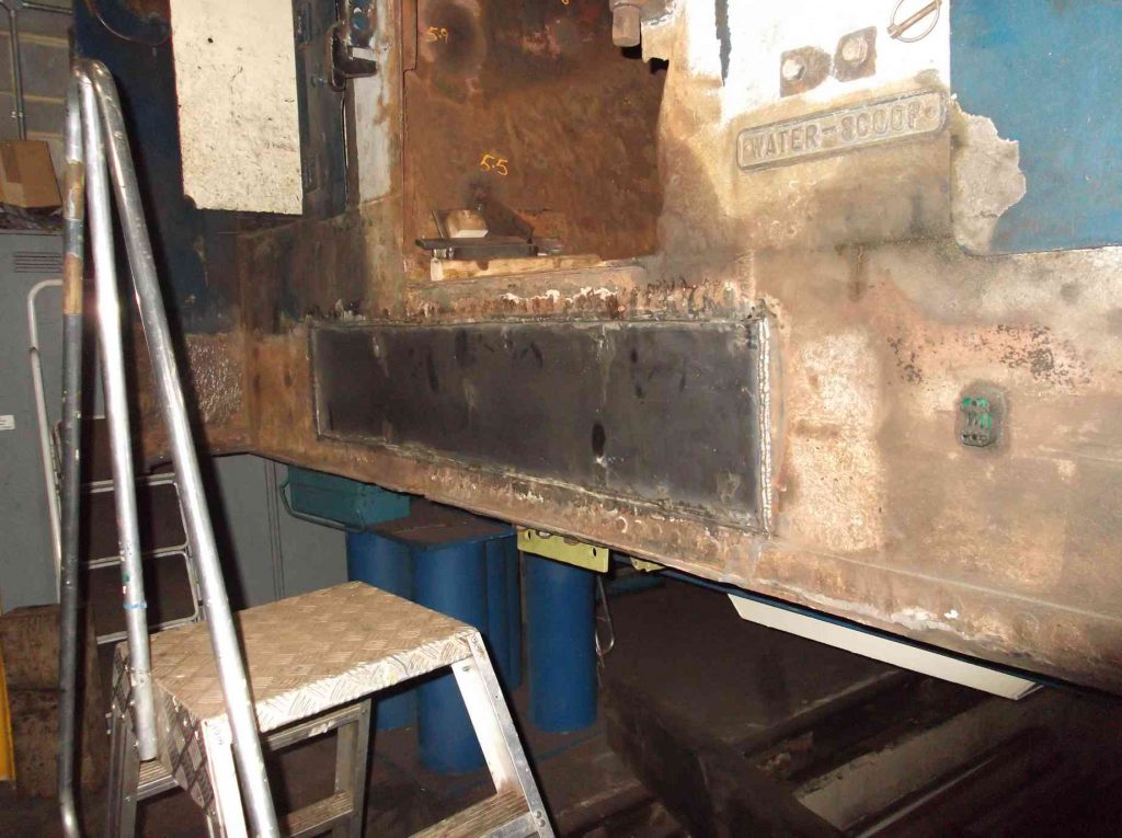 The front of the tender tank has now been sealed up