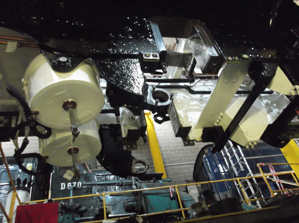 A view from in the wheeldrop