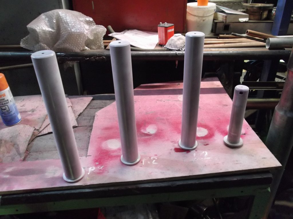 Inspecting pins from the buckeye coupling