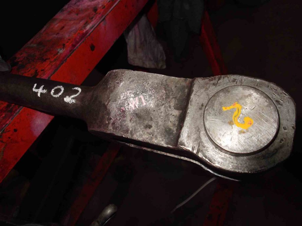 A brake pull rod marked W1