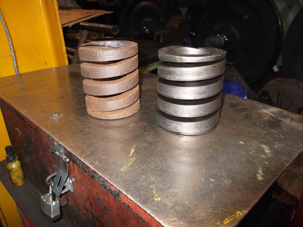 New safety valves springs have now been delivered