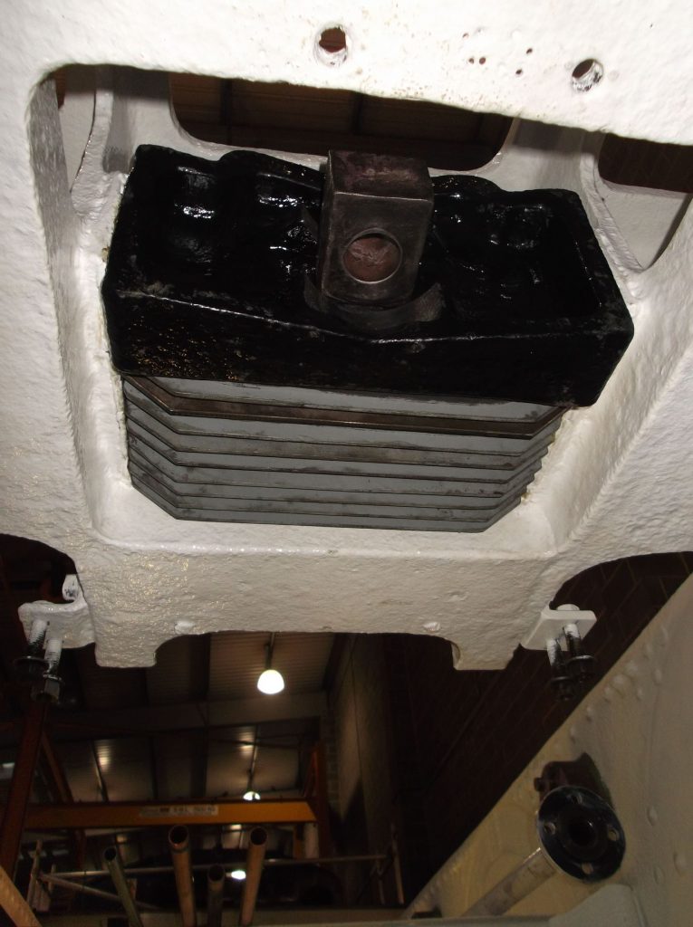 The trailing tender coupling is now partially assembled