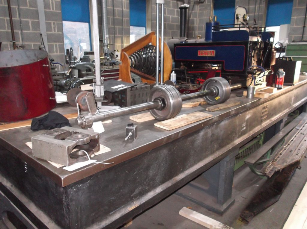 The middle valve and its associated components have been brought together