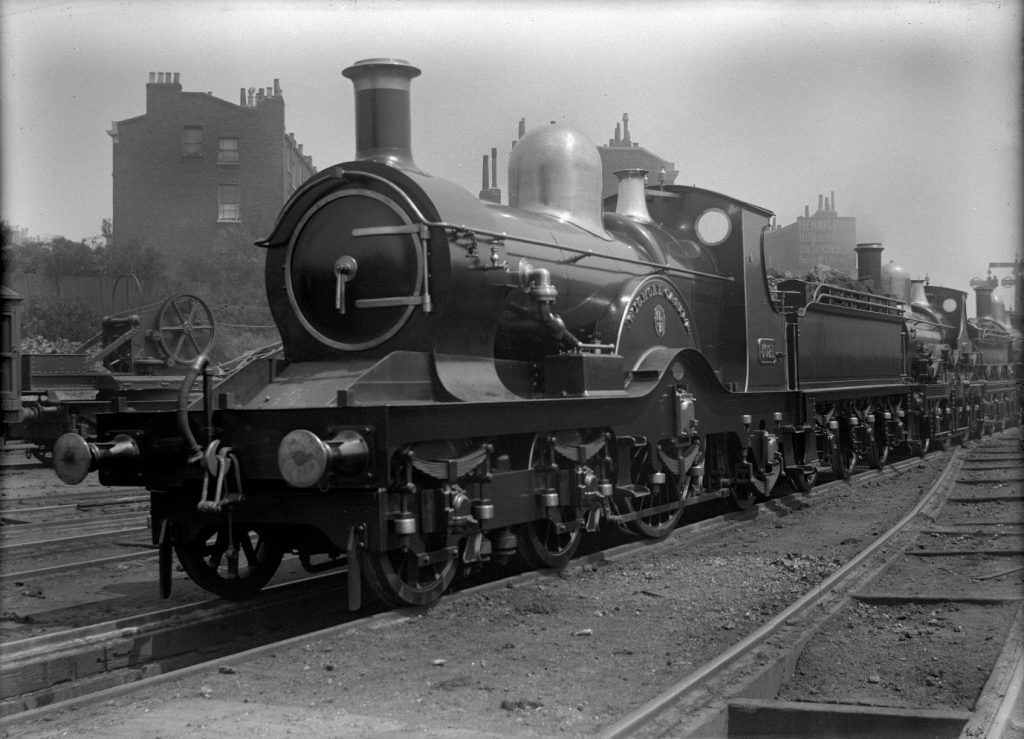 Great Western Railway 4-2-2 steam locomotive number 3021 “Wigmore Castle”