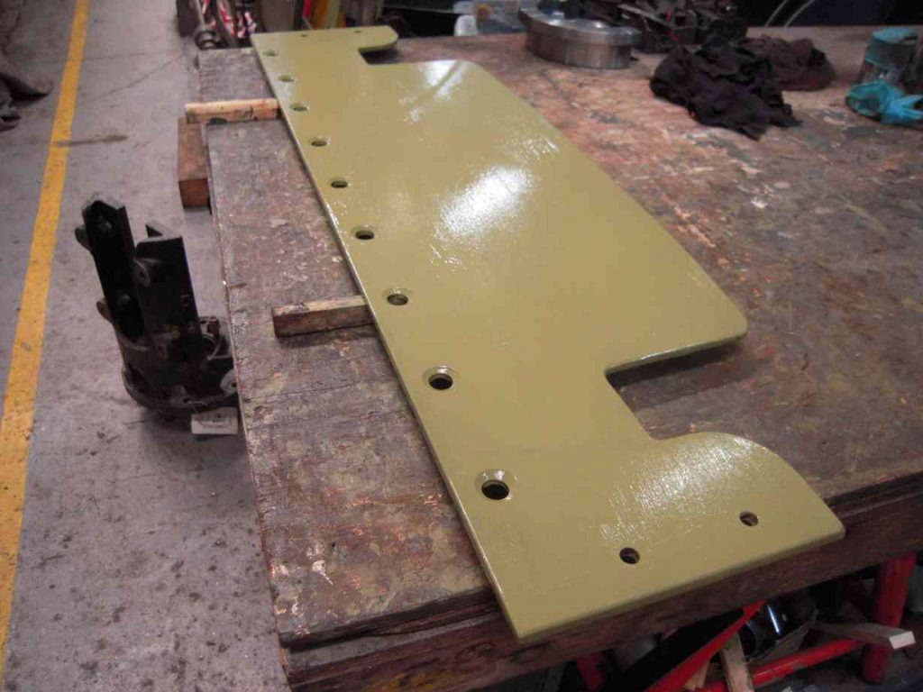 The new floorplate that will go inside the tender vestibule