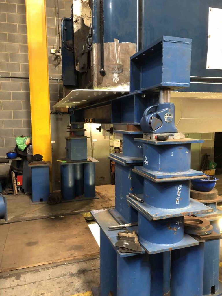 The front of the tender tank at full height