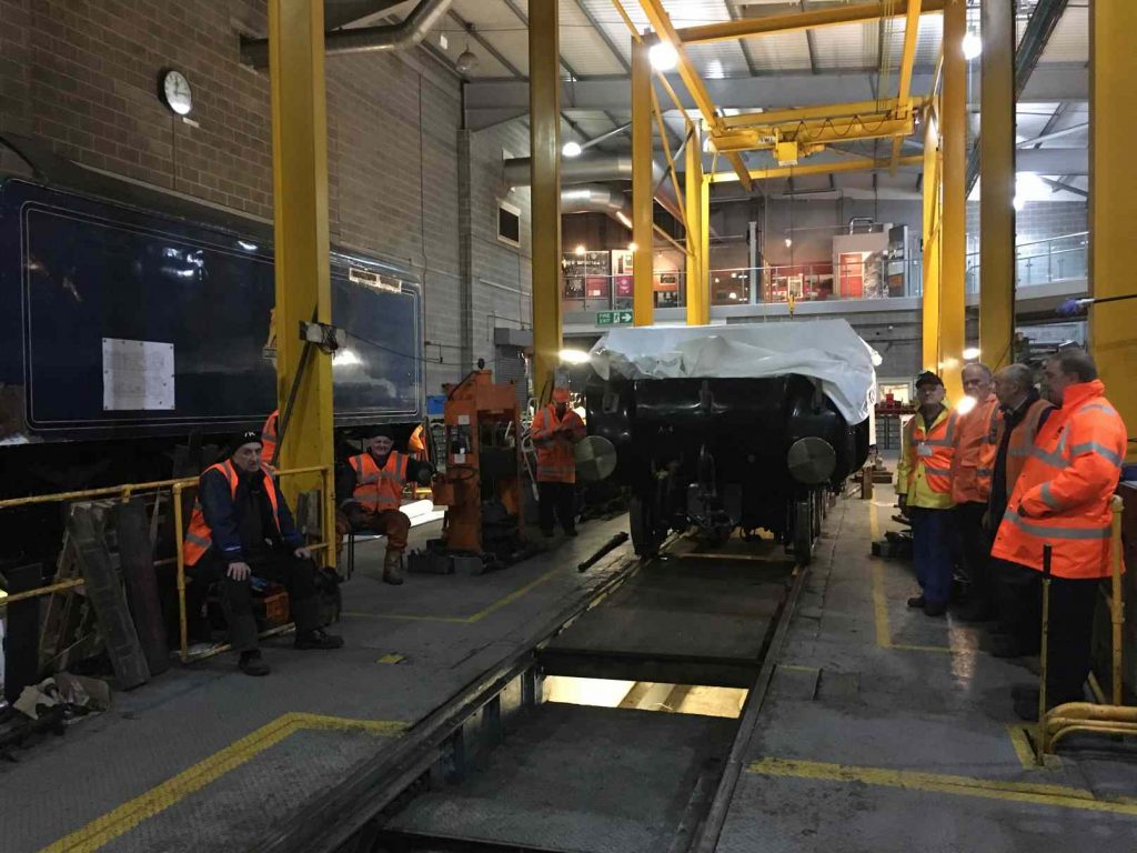 The frames are covered for protection from the rain