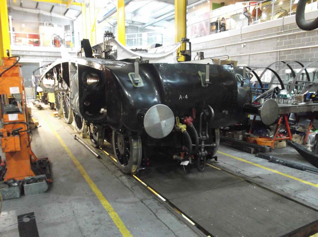 The loco is starting to resemble a Pacific