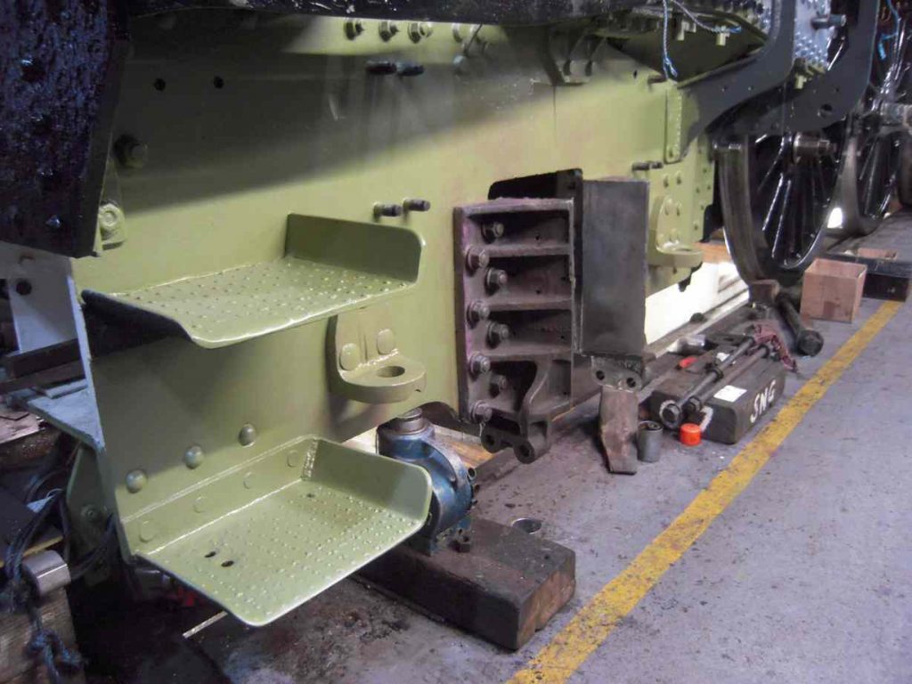 The Cartazzi frames painted in primer