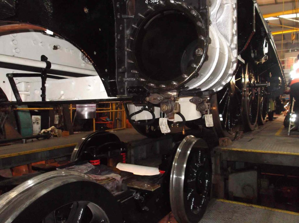 The bogie is now ready to be lifted and refitted