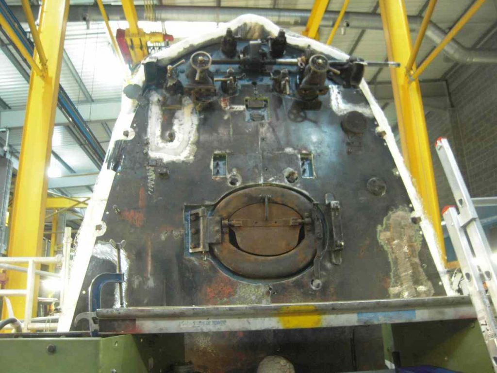 The backhead cladding is fitted