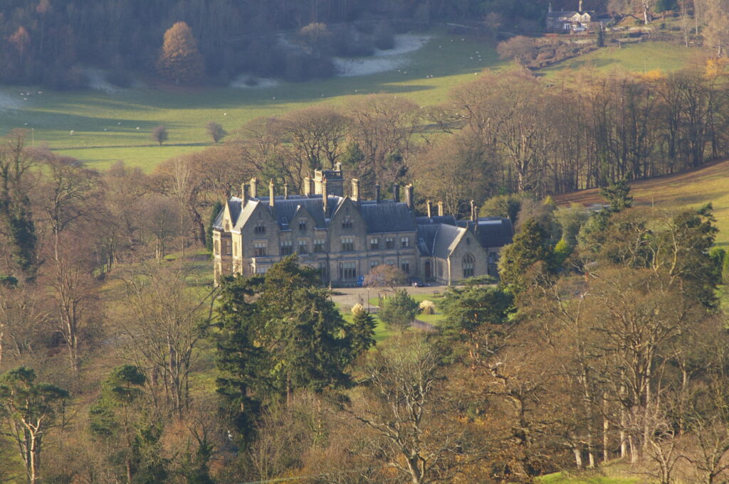 A view of Llantisilio Hall