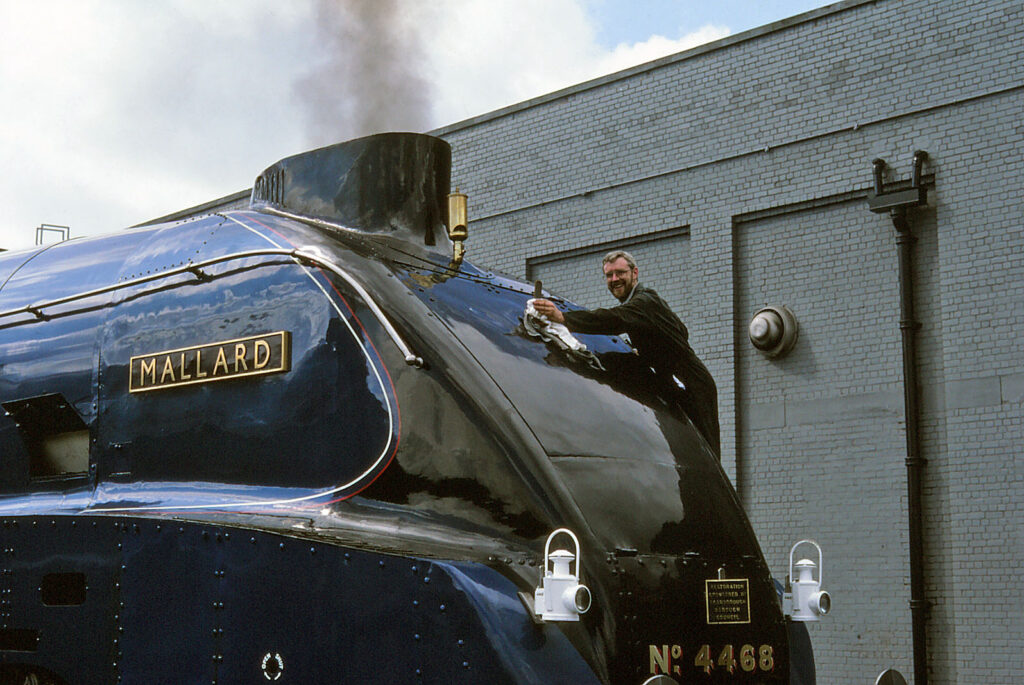 Peter James gives Mallard a spruce up