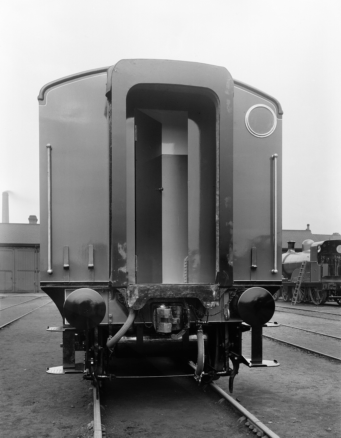 The rear access door of one of Gresley’s corridor tenders.