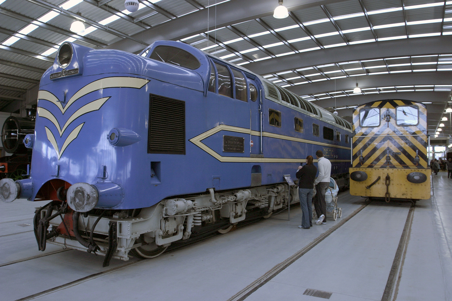 English Electric Co-Co Diesel-Electric Deltic Prototype.